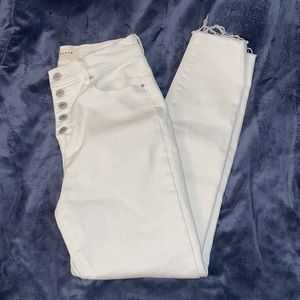 PACSUN NWOT White High-Rise Ankle Jegging, Size 28